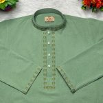 (CODE: 035) এলিগ্যান্ট এম্ব্রয়ডারি স্টিচ পাঞ্জাবী - Image 2