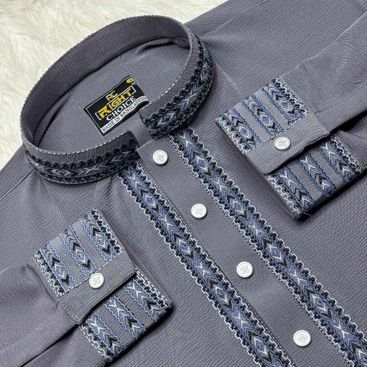 1000184902.jpg China Zaffran Stretch Panjabi (CODE: 434) - Image 1